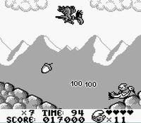 une photo d'Ã©cran de Les Schtroumpfs sur Nintendo Game Boy